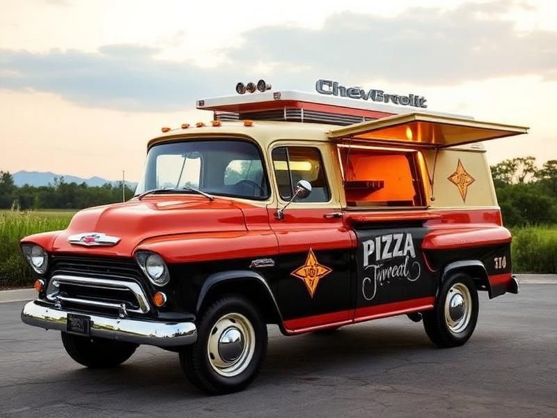Chevrolet P30 Pizza Truck — Wood Fired